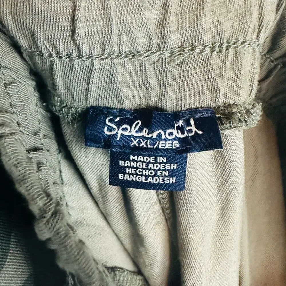 New Splendid Womans Sz XXL Jogger Pants Gray Camo Pull On Comfort Stretch NWT - Picture 11 of 11